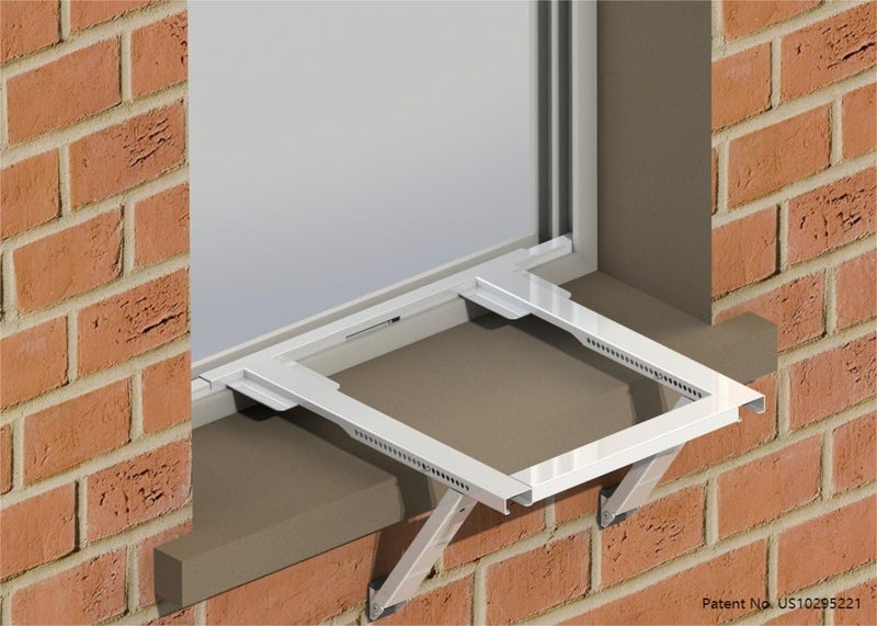Jeacent Universal Window Air Conditioner Support Bracket No Drilling ,No Tools, Heavy-Duty Window AC Bracket Supports Up to 200lbs, Fits Single or Double Hung Windows - Image 3